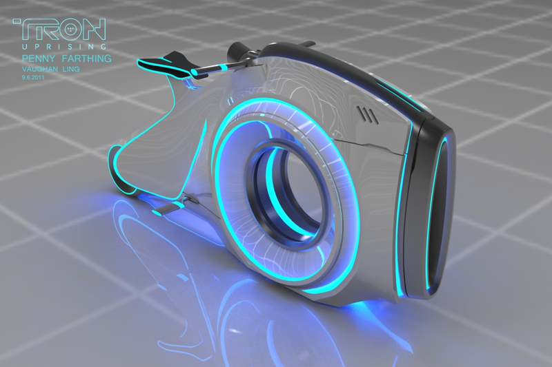 Illustration for article titled Tron: Uprising Vehicle Designs
